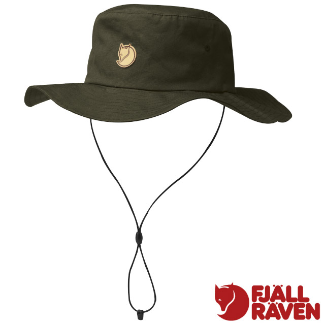 【Fjallraven 小狐狸】Hatfield Hat 耐磨快乾G-1000寬緣遮陽帽/79258-633 深橄欖✿30E010